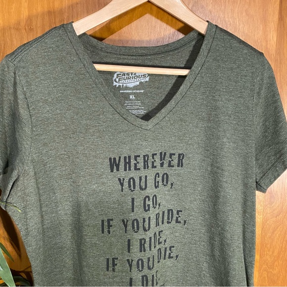 Fast and Furious Supercharged Universal Studios Woman’s T-Shirt XL - Picture 9 of 9